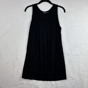 Neesha Gray And White Stripe Tank Top Women M